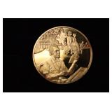 .64 OZ GOLD OVER STERLING SILVER ROUND