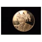 .62 OZ GOLD OVER STERLING SILVER ROUND