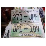 2 TN LICENSE PLATES