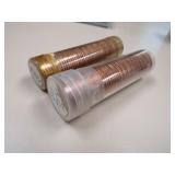 1957&1958 LINCOLN HEAD PENNIES - 2 ROLLS