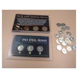 COLL.1943 STEEL PENNIES&EARLY 20TH CEN CLASSIC COI