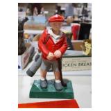 10' CAST IRON GOLFER DOOR STOP