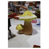 MID CENTURY CERAMIC MUSHROOMS