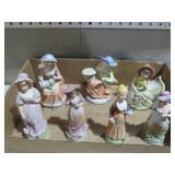 COLL. CERAMIC FLAMBRO&MISC VICTORIAN LADY FIGURINE