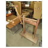PRIMITIVE WOOD YARN WINDER
