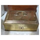 VTG BRASS SECRET STORAGE BOX
