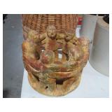 LRG CIRCLE OF FRIENDS MEXCIAN POTTERY CANDLEHOLDER