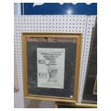 FRAMED ARCHITECTURAL PRINT