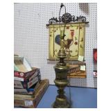 BRASS BASE LAMP - NO SHADE
