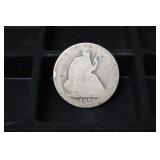 1875 P SEATED LIBERTY HALF DOLLAR 90%