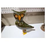 METAL DECORATIVE OWL SCULPTURE