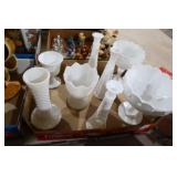 COLL. OF MILK GLASS