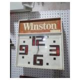 VTG WINSTON TOBACCO ADV. CLOCK