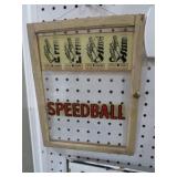 WOOD FRAMED SPEED BALL ADV. PIECE