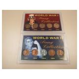 WW1-WW2 PENNY COLLECTION