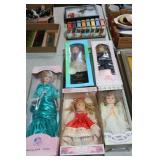 VINTAGE PORCELAIN DOLL COLLECTION NOS