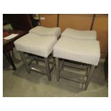(4) PADDED SEAT BARSTOOLS