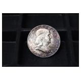 1963 D FRANKLIN HALF DOLLAR 90%