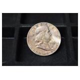 1963 D FRANKLIN HALF DOLLAR 90%
