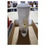 VTG PORCELAIN DISPENSER & CUP