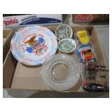 COLL. BICEN. PLATES, ASHTRAYS & TOYS