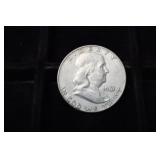 1961 D FRANKLIN HALF DOLLAR 90%