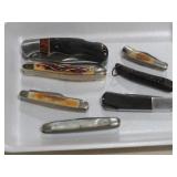 (7) NICE POCKET KNIVES