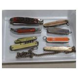 (8) NICE POCKET KNIVES