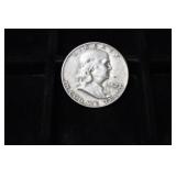 1952 D FRANKLIN HALF DOLLAR 90%