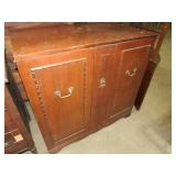 VINTAGE  2 DR STEREO /TV  CABINET
