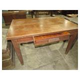 ANTIQUE SOLID WOOD 1 DWR TABLE