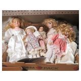 BOX OF VINTAGE DOLLS