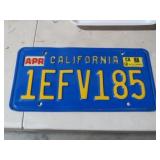 VINTAGE CALIFORNIA PLATE