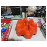 VTG FRANKOMA  POTTERY RED WARMER