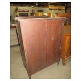 ANTIQUE 2 DR WARDROBE W/ (3) PULLOUT DWRS