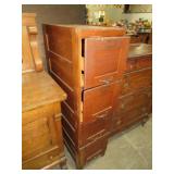ANTIQUE OAK 4 DWR FILE CABINET