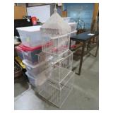 LARGE IRON BIRD CAGE