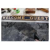 WOOD 54' WELCOME GUESTS SIGN