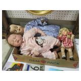 COMPOSTITION & OTHER VINTAGE DOLLS