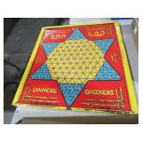 METAL FRAMED CHINESE CHECKER BOARD GAME