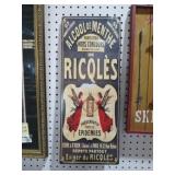 METAL FRENCH ADV. SIGN