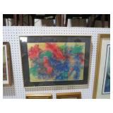 FRAMED ABSTRACT ART PRINT