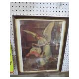 FRAMED VTG GUARDIAN ANGEL POSTER