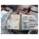 COLLECTION OF ANTIQUE POSTCARDS IN BINDER