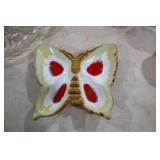 VINTAGE CERAMIC BUTTERFLY ASHTRAY