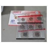 2001 UNC COIN SET