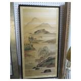 FRAMED ORIENTAL PAINTING