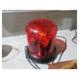 WORKING ELECTRIC REVOLVING RED LIGHT