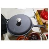 NICE CAST IRON COVERED POT