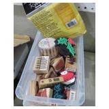 COLLECTION OF SCRAPBOOKING RUBBER STAMPS